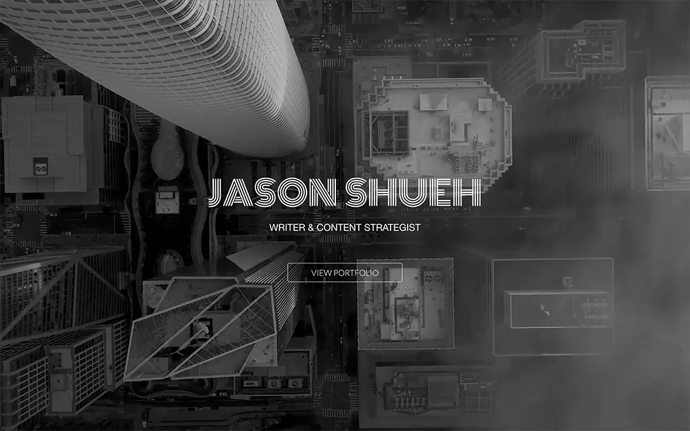 Jason Shueh Portfolio Website