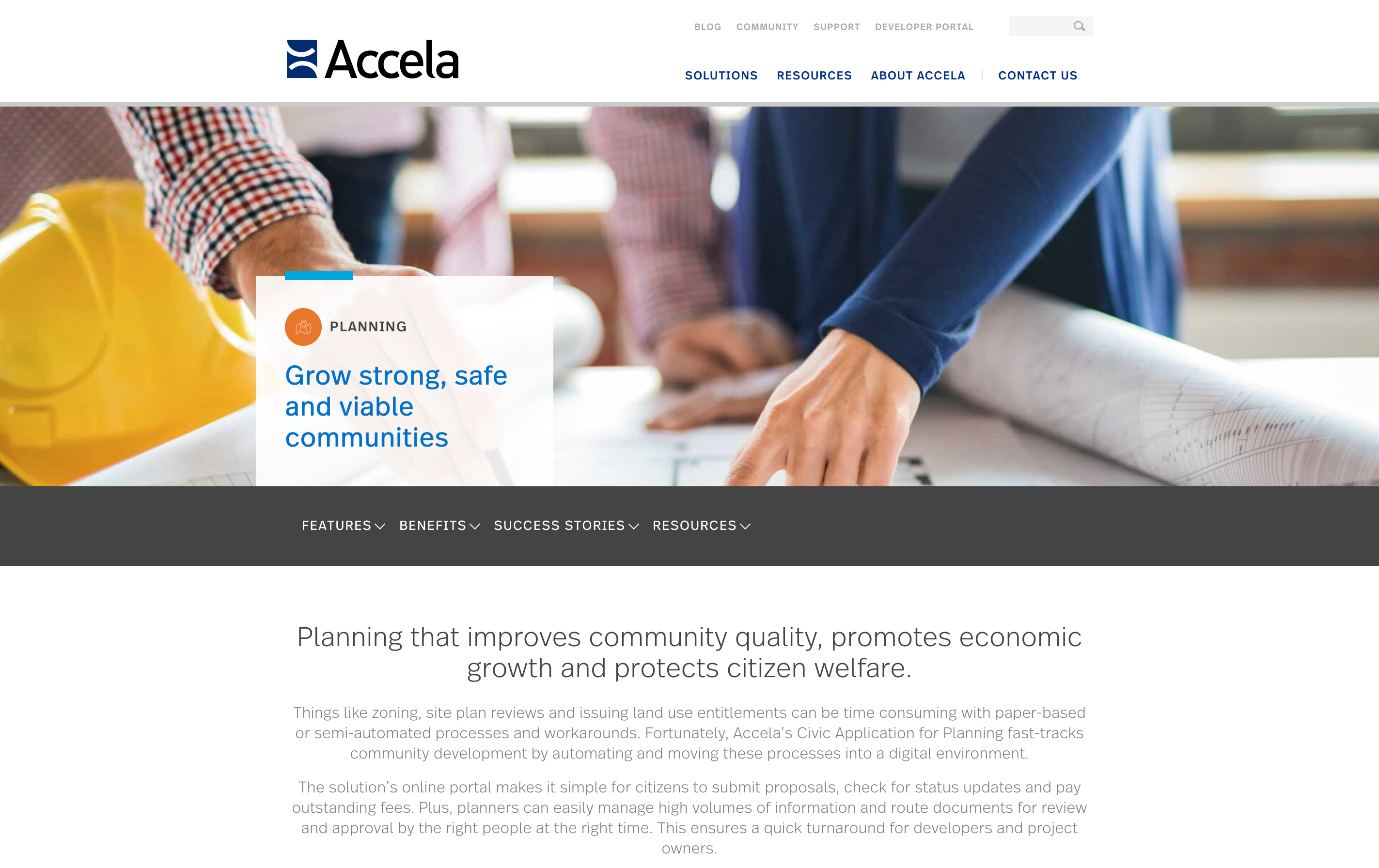 Accela Planning Solution